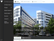Tablet Screenshot of drmarcuscarey.com